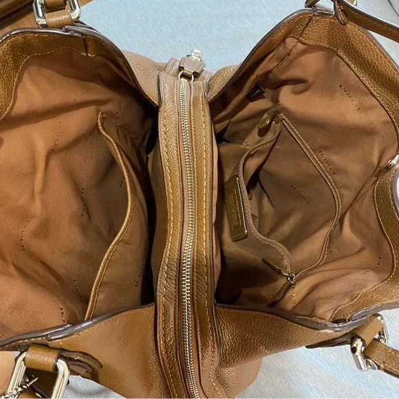 Coach Eddie shoulder bag purse slouch pepplestone - Picture 13 of 14